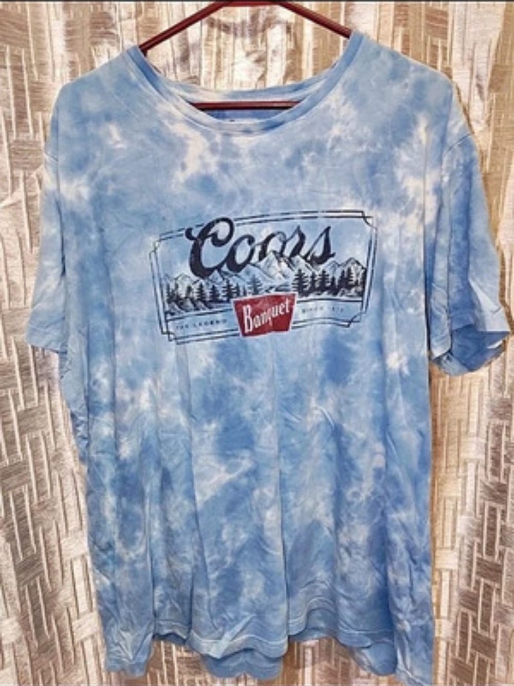 Coors Banquet Tie-Dye Graphic T-Shirt Tee XL